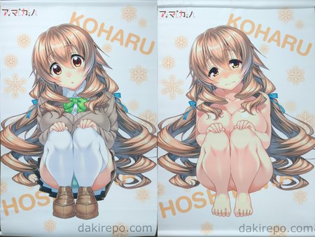 【レビュー】 ピロ水 星川こはる 『アマカノビジュアルファンブック 再販 Wタペストリーセット』