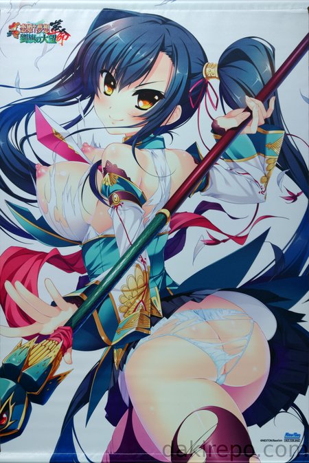 【レビュー】 片桐雛太 B2タペストリー 「関羽 オリジナルB2タペストリー 真・恋姫†夢想-革命- 劉旗の大望 ソフマップ特別限定版」 BaseSon